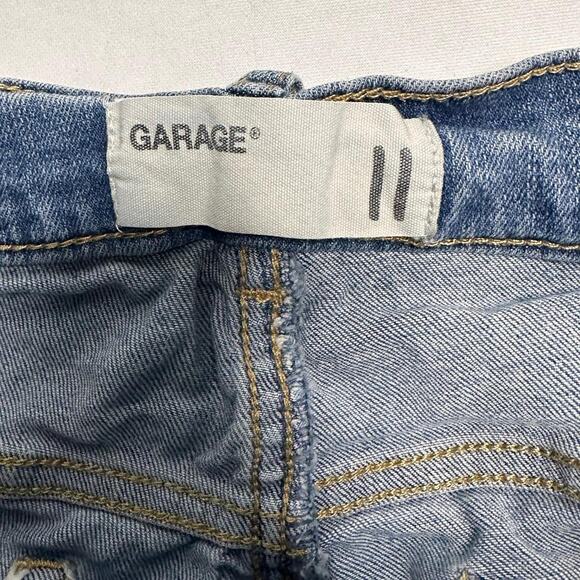 Garage Taille Haute High Rise Mini Denim Shorts Size 11 - Picture 2 of 6